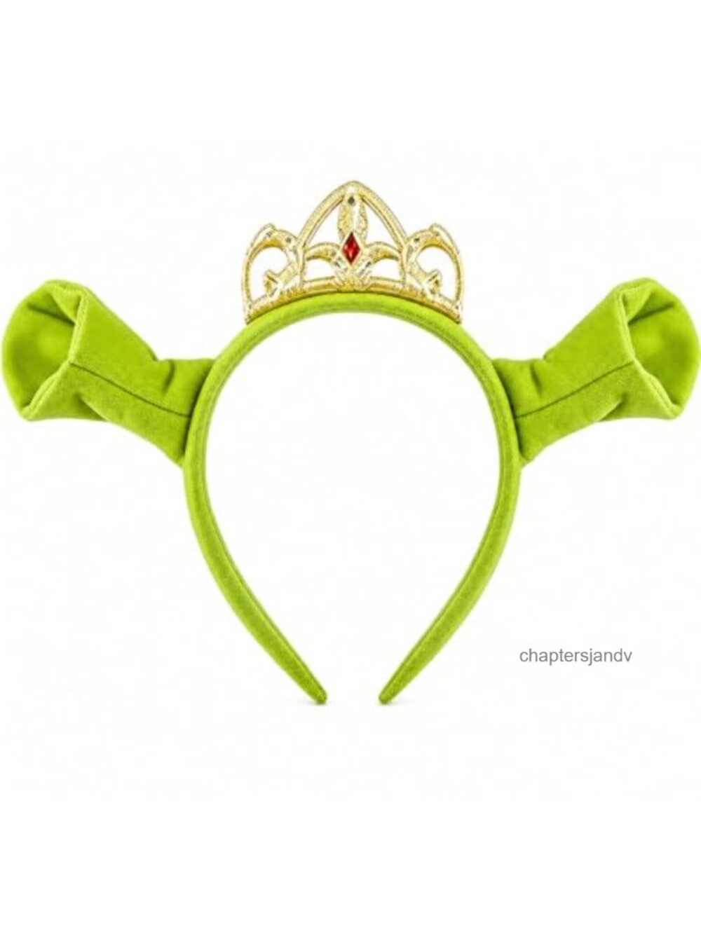 Ogre Ears Headband Golden Crown Tiara Costume Headwear Cosplay Party
